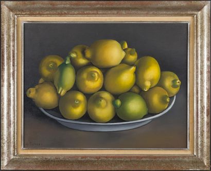 Georges ROHNER (1913-2000)
« Plat de citrons...
