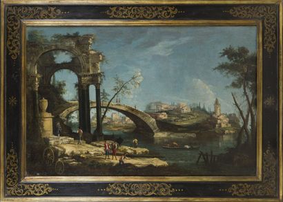 Attribué à Michele MARIESCHI (1710-1743)
Caprice...