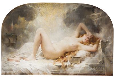 Léon-François COMERRE (1850-1916)
Danaé et...