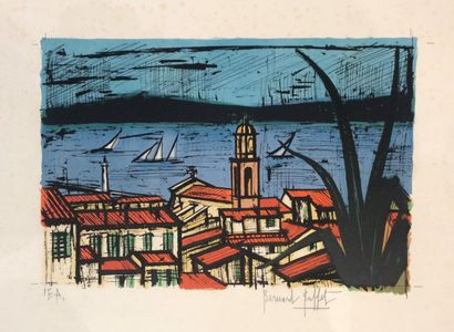 Bernard BUFFET (1928 - 1999)
Vue de Saint...