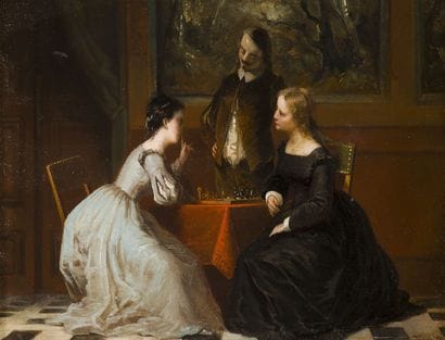 A. D'HAEMER *** (actif au XIXe siècle)
Femmes...