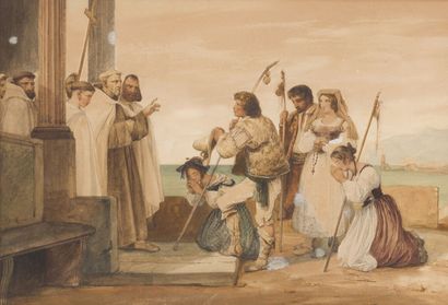 Jean ALAUX (1786-1864)
La diseuse de bonne...