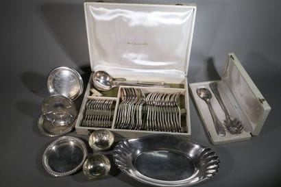CHRISTOFLE Silver Plated Cutlery Set, 