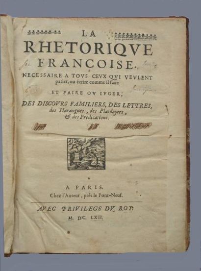 La Rhétorique françoise, nécessaire a tous...