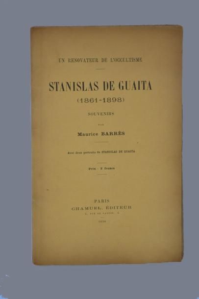 BARRÈS (Maurice). 

Un rénovateur de l'occultisme...