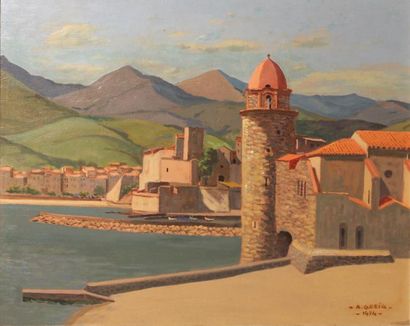 ALBERT GREIG (1913-1997)

Le port de Collioure

Huile...