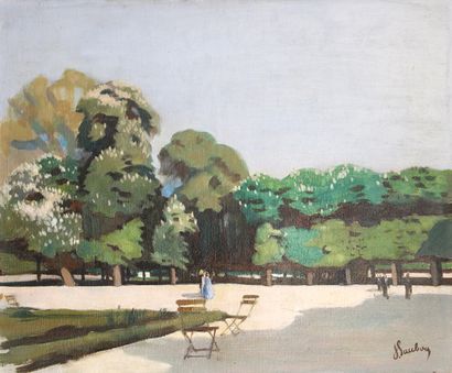 JEAN SAUBOA (1904-1969) 

Printemps aux Tuileries

Huile...