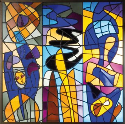 RAYMOND MIRANDE (Bordeaux 1932-1997)

Composition

Vitrail...