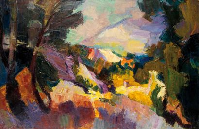 CHARLES CANTE (1903-1981)

Le Cabanon, Hyères

Huile...