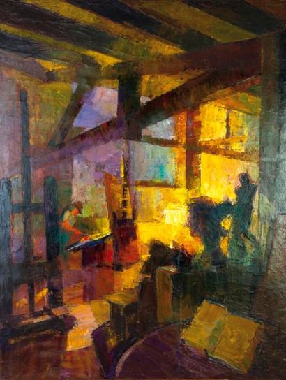 CHARLES CANTE (1903-1981)

L’atelier

Huile...