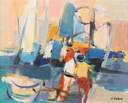 JEAN HUGON (1919-1990)

Bateaux à Saint Cyprien

Huile...