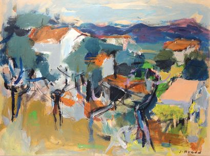 JEAN HUGON (1919-1990)

Paysage du Lot en...