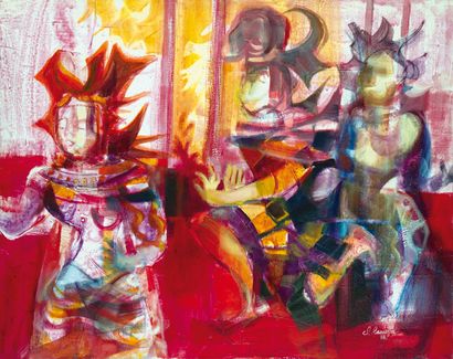 CLAUDE LASSERRE (1921-2012)

Triptyque :...