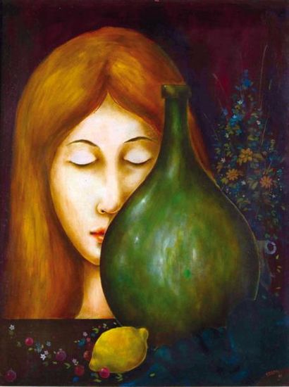 GEORGES BRAEM (1931-1998) 

La Bonbonne verte...