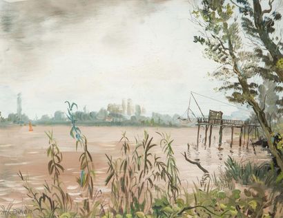 BERTRAND PIECHAUD (né en 1941)

La Garonne...