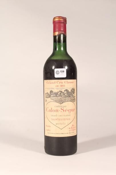 Château Calon-Ségur 1964 

Saint Estèphe...