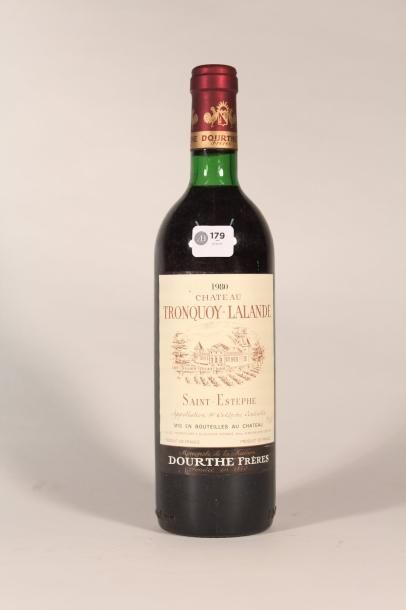 179 

Château Tronquoy-Lalande 1980 

Saint...