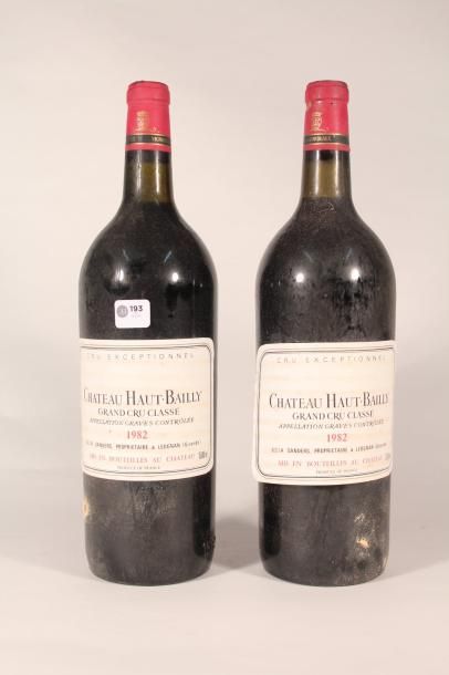 193 

Château Haut Bailly 1982 

Graves (rouge)...