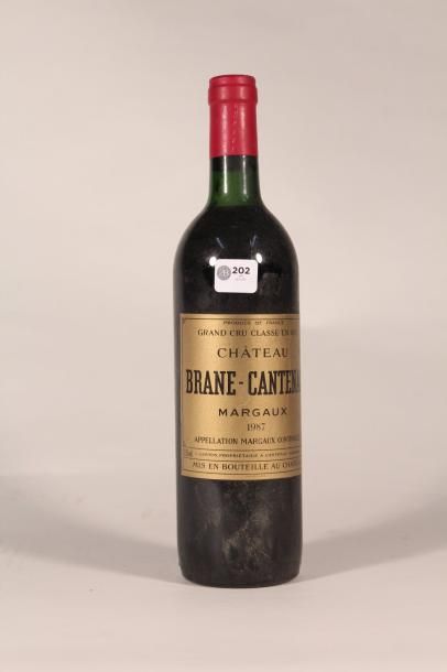 202 

Château Brane Cantenac 1987 

Margaux...
