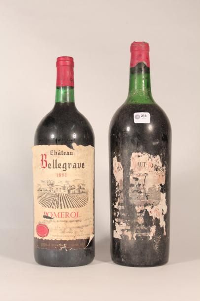 218 

Château Haut Bergey 1970 

Pessac Léognan...
