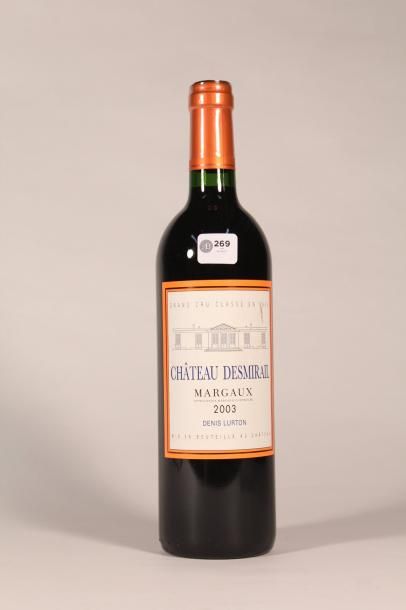 269 

Château Desmirail 2003 

Margaux (rouge)...