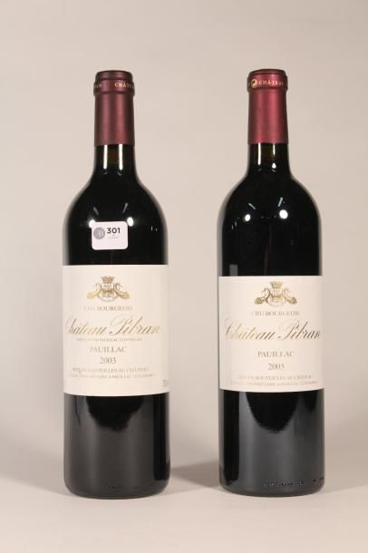 301 

Château Pibran 2003 

Pauillac (rouge)...