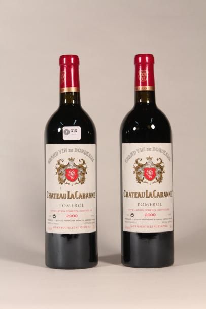 313 

Château La Cabanne 2000 

Pomerol (rouge)...