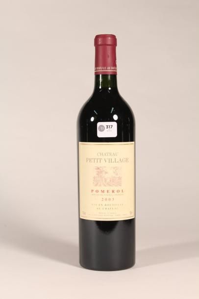 317 

Château Petit Village 2003 

Pomerol...