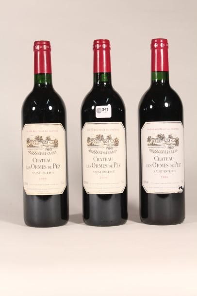 343 

Château Les Ormes de Pez 2000 

Saint...