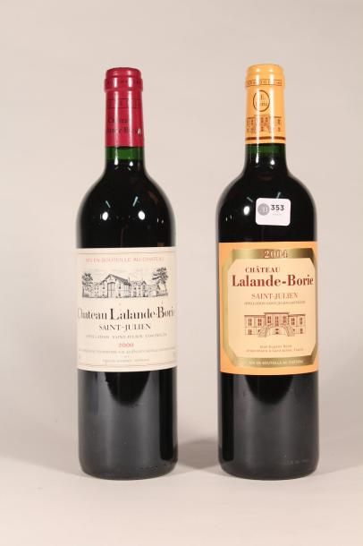 353 

Château Lalande-Borie 2004 

Saint...