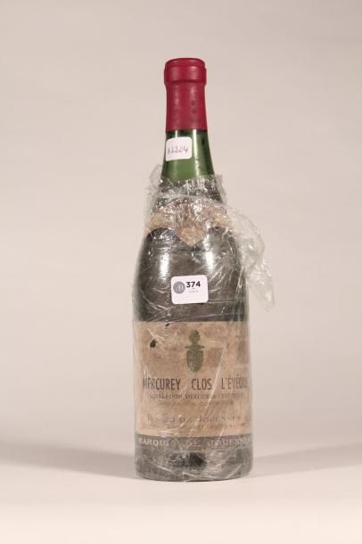 374 

 Mercurey Clos L'Evêque, Roger de Jouennes...