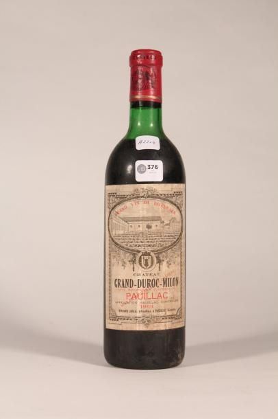 376 

Château Grand Duroc Milon 1969 

Pauillac...