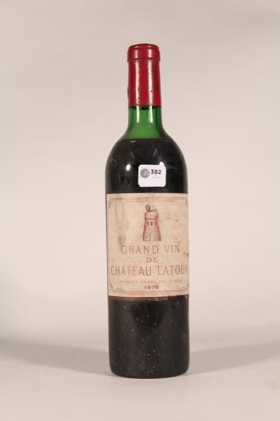 382 

Château Latour 1970 

Pauillac (rouge)...