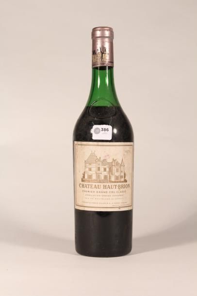386 

Château Haut-Brion 1970 

Pessac Léognan...