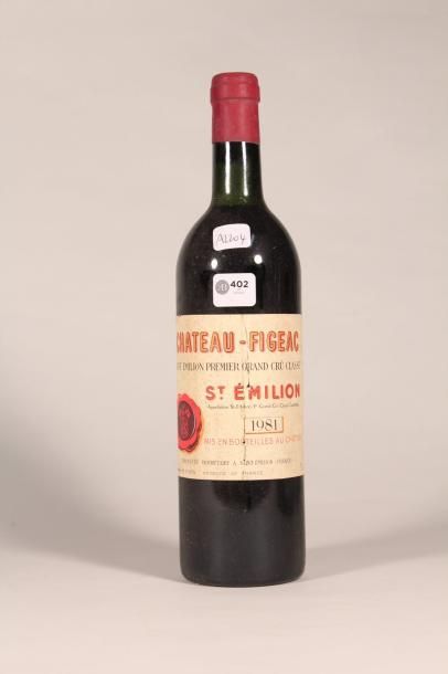 402 

Château Figeac 1981 

Saint Emilion...