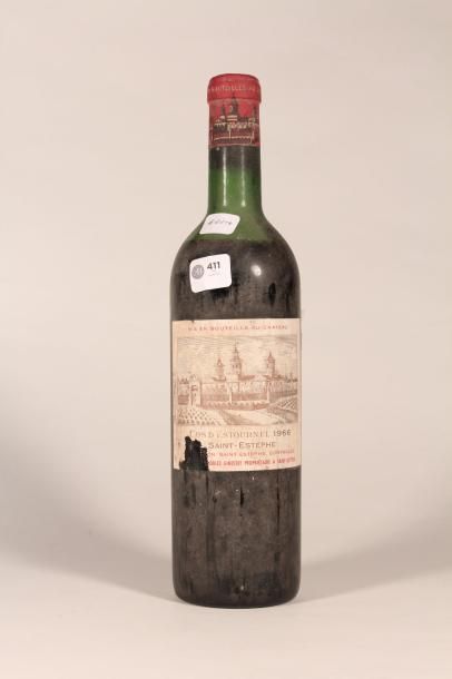 411 

Château Cos d'Estournel 1966 

Saint...