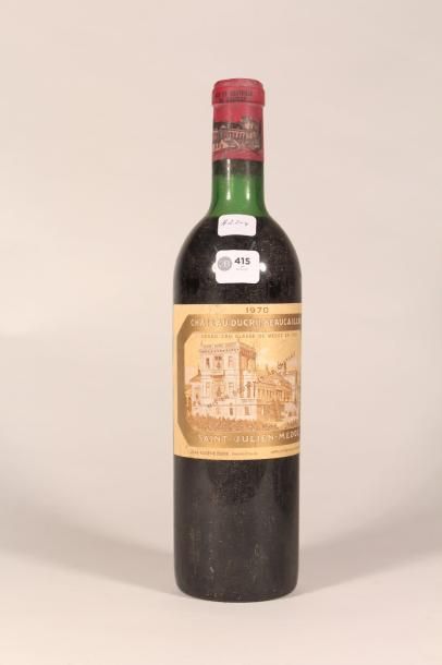 415 

Château Ducru Beaucaillou 1970 

Saint...