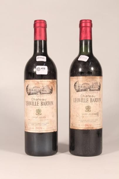 419 

Château Léoville Barton 1979 

Saint...