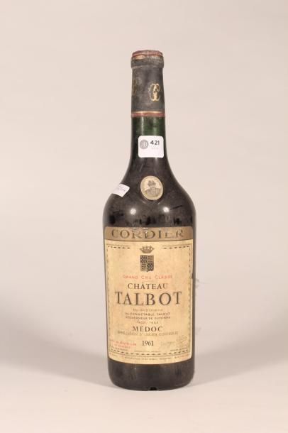 421 

Château Talbot 1961 

Saint Julien...