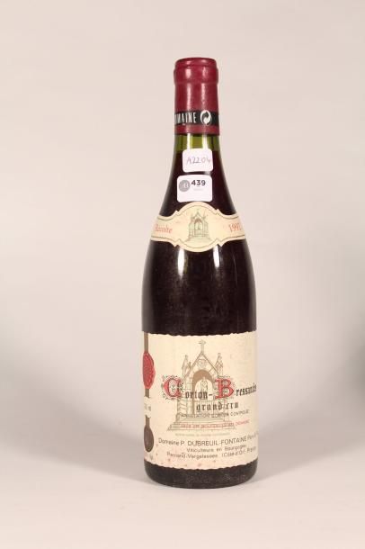 439 

 Dubreuil-Fontaine 1992 

Corton-Bressandes...