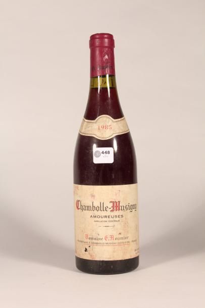 448 

Domaine G. Roumier 1985 

Chambolle...
