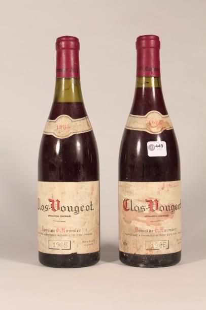 449 

Domaine G. Roumier 1985 

Clos Vougeot              ...
