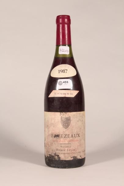 455 

Domaine Henri Jayer 1987 

Echezeaux...