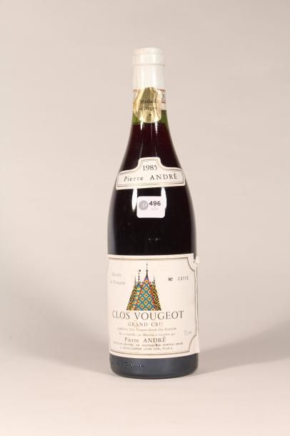496 

 Clos Vougeot, Pierre André 1985 

Clos...