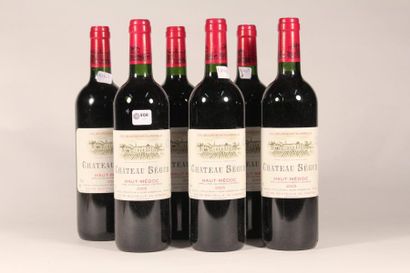 508 

Château Ségur 2005 

Haut Médoc (rouge)...