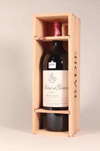 509 

 La Sirène de Giscours 2000 

Margaux...
