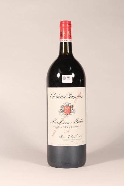 517 

Château Poujeaux 2003 

Moulis en Médoc...