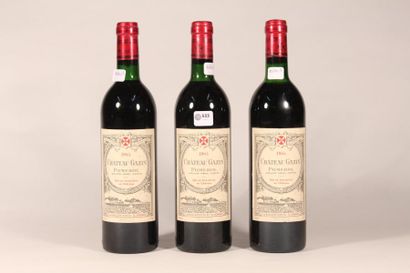 533 

Château Gazin 1985 

Pomerol (rouge)...