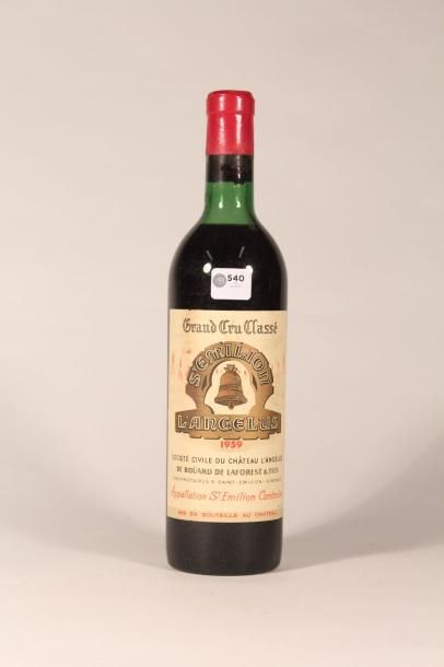 540 

Château Angelus 1959 

Saint Emilion...