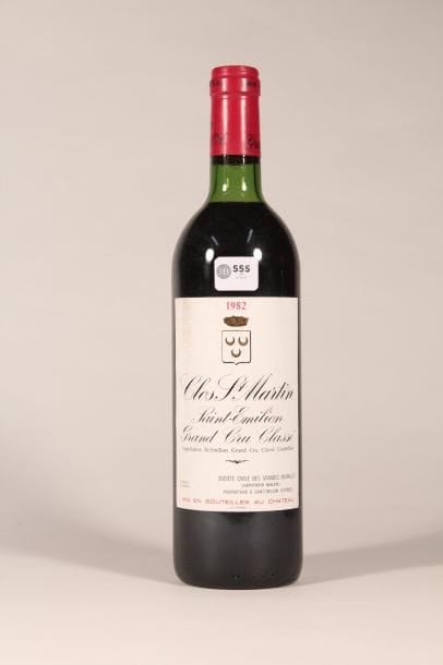 555 

Clos Saint Martin 1982 

Saint Emilion...